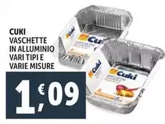 Cuki - Vaschette In Alluminio Vari Tipi E Varie Misure