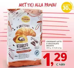 Todis - Croissant Latte E Cioccolato Todis - Croissant Latte E Cioccolato