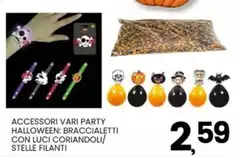 Party - Accessori Vari Halloween: Braccialetti Con Luci Coriandoli Party - Accessori Vari Halloween: Braccialetti Con Luci Coriandoli