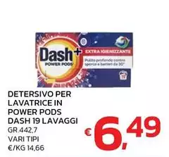 Dash - Detersivo Per Lavatrice In Power Pods