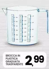 Brocca In Plastica Graduata Trasparente Brocca In Plastica Graduata Trasparente