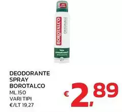 Borotalco - Deodorante Spray