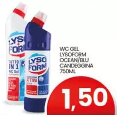Lysoform - Wc Gel Ocean/blu Candeggina