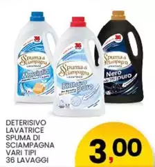 Spuma di Sciampagna - Detersivo Lavatrice Spuma di Sciampagna - Detersivo Lavatrice