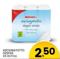 Despar - Asciugatutto X6 Rotoli Despar - Asciugatutto X6 Rotoli