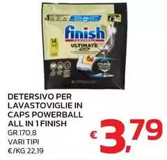 Finish - Detersivo Per Lavastoviglie In Caps Powerball All In 1