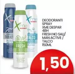Act - Deodoranti Spray Xme Despar Fresh No Sau/ Man ive/ Talco Act - Deodoranti Spray Xme Despar Fresh No Sau/ Man ive/ Talco