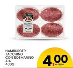 Aia - Hamburger Tacchino Con Rosmarino Aia - Hamburger Tacchino Con Rosmarino