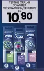 Oral b - Testine 3dwhite/ Crossaction/Sensitive Oral b - Testine 3dwhite/ Crossaction/Sensitive