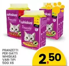 Whiskas - Pranzetti Per Gatti Whiskas - Pranzetti Per Gatti