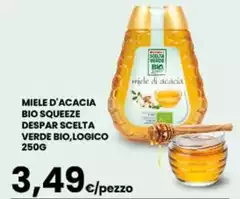 Miele -  D'Acacia Bio Squeeze Verde Bio, Logico
