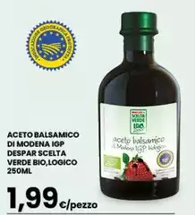 Despar - Aceto Balsamico Di Modena IGP Verde Bio, Logico Despar - Aceto Balsamico Di Modena IGP Verde Bio, Logico
