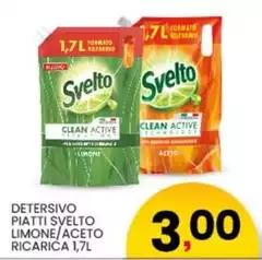 Svelto - Detersivo Piatti Limone/Aceto Ricarica Svelto - Detersivo Piatti Limone/Aceto Ricarica