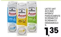 Granarolo - Latte UHT Accadi Intero