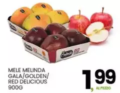 Melinda - Mele Gold / Red Delicious