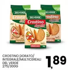 Del verde - Crostino Dorato/ Integrale/Multicereali Del verde - Crostino Dorato/ Integrale/Multicereali