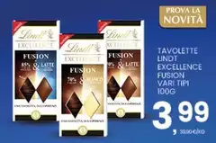 Lindt - Tavolette Excellence Fusion Lindt - Tavolette Excellence Fusion