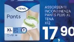 Tena - Assorbenti Incontinenza Pants Plus Xl Tena - Assorbenti Incontinenza Pants Plus Xl