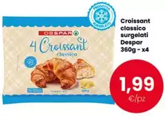 Despar - Croissant Classico Surgelati Despar - Croissant Classico Surgelati