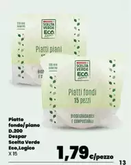 Scelte per te - Piatti Fondo/ Piano D.200 Despar Eco, Logico Scelte per te - Piatti Fondo/ Piano D.200 Despar Eco, Logico