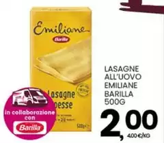 Barilla - Lasagne All'Uovo Emiliane Barilla - Lasagne All'Uovo Emiliane