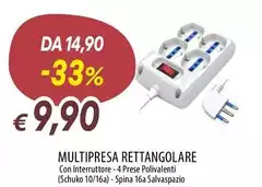 Spina - Multipresa Rettangolare Spina - Multipresa Rettangolare