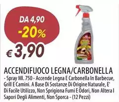 Origine - Accendifuoco Legna/Carbonella