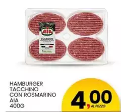 Aia - Hamburger Tacchino Con Rosmarino