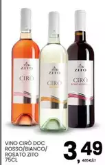 Zito - Vino Ciro Doc Rosso/ Bianco/ Rosato