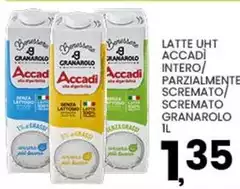 Granarolo - Latte UHT Accadi Intero Granarolo - Latte UHT Accadi Intero