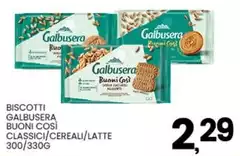 Galbusera - Biscotti Buoni Così Classici/ Cereali/Latte Galbusera - Biscotti Buoni Così Classici/ Cereali/Latte