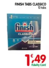 Finish - Tabs Classico Finish - Tabs Classico