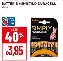 Duracell - Batterie Ministilo