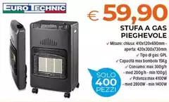 Max - Stufa A Gas Pieghevole Max - Stufa A Gas Pieghevole