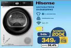 Hisense - Asciugatrice DH3S802BW2