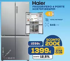 Haier - Frigorifero 4 Porte HCR79F19ENmmm Haier - Frigorifero 4 Porte HCR79F19ENmmm