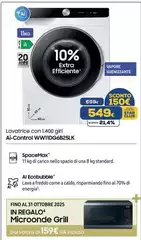 Miele - Lavatrice Con 1,400 Giri AI-Control WW11DG6B25LK Miele - Lavatrice Con 1,400 Giri AI-Control WW11DG6B25LK
