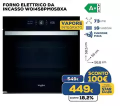 Whirlpool - Forno Elettrico Da Incasso WO14S8PMOSBXA Whirlpool - Forno Elettrico Da Incasso WO14S8PMOSBXA