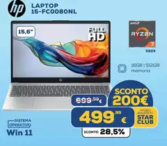 HP - Laptop 15-fc0080nl
