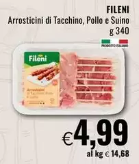 Fileni - Arrosticini Di Tacchino, Pollo E Suino Fileni - Arrosticini Di Tacchino, Pollo E Suino