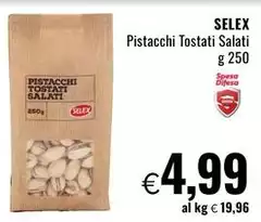 Selex - Pistacchi Tostati Salati