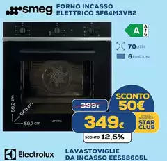 Smeg - Forno Incasso Elettrico Sf64m3vb2 Smeg - Forno Incasso Elettrico Sf64m3vb2