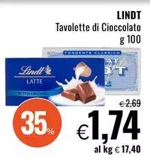 Lindt - Tavolette Di Cioccolato