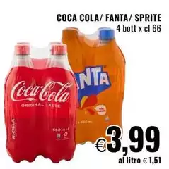 Coca Cola - /Fanta/Sprite