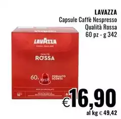 Lavazza - Capsule Caffè Nespresso Qualità Rossa Lavazza - Capsule Caffè Nespresso Qualità Rossa
