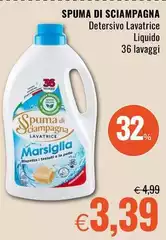 Spuma di Sciampagna - Detersivo Lavatrice Liquido Spuma di Sciampagna - Detersivo Lavatrice Liquido