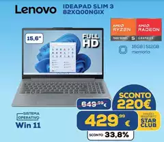 Lenovo - Ideapad Slim 3 82XQ00NGIX