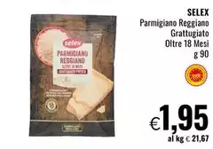Selex - Parmigiano Reggiano Grattugiato Oltre 18 Mesi