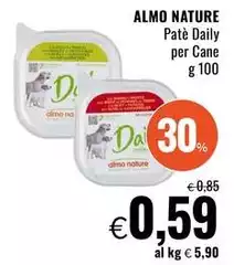 Almo Nature - Patè Daily Per Cane Almo Nature - Patè Daily Per Cane