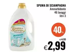 Spuma di Sciampagna - Ammorbidente Spuma di Sciampagna - Ammorbidente